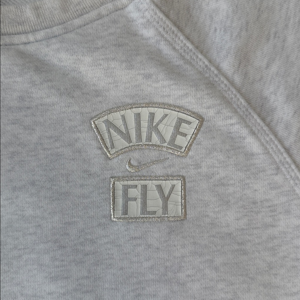Nike Standard Issue Queen of Courts Fleece Basketball Gray Top Size Small - Picture 5 of 14